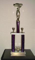 The 2002 Ontario Camaro Nationals 1st place trophy